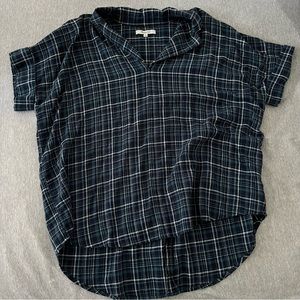 Swenson Popover Shirt in Morefield Plaid top